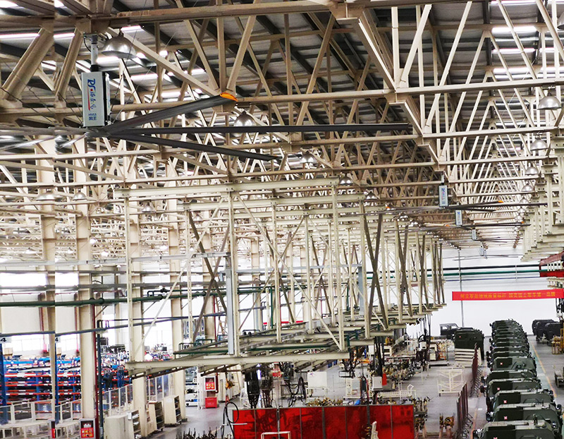 十堰东风汽车制造车间工业大风扇通风降温